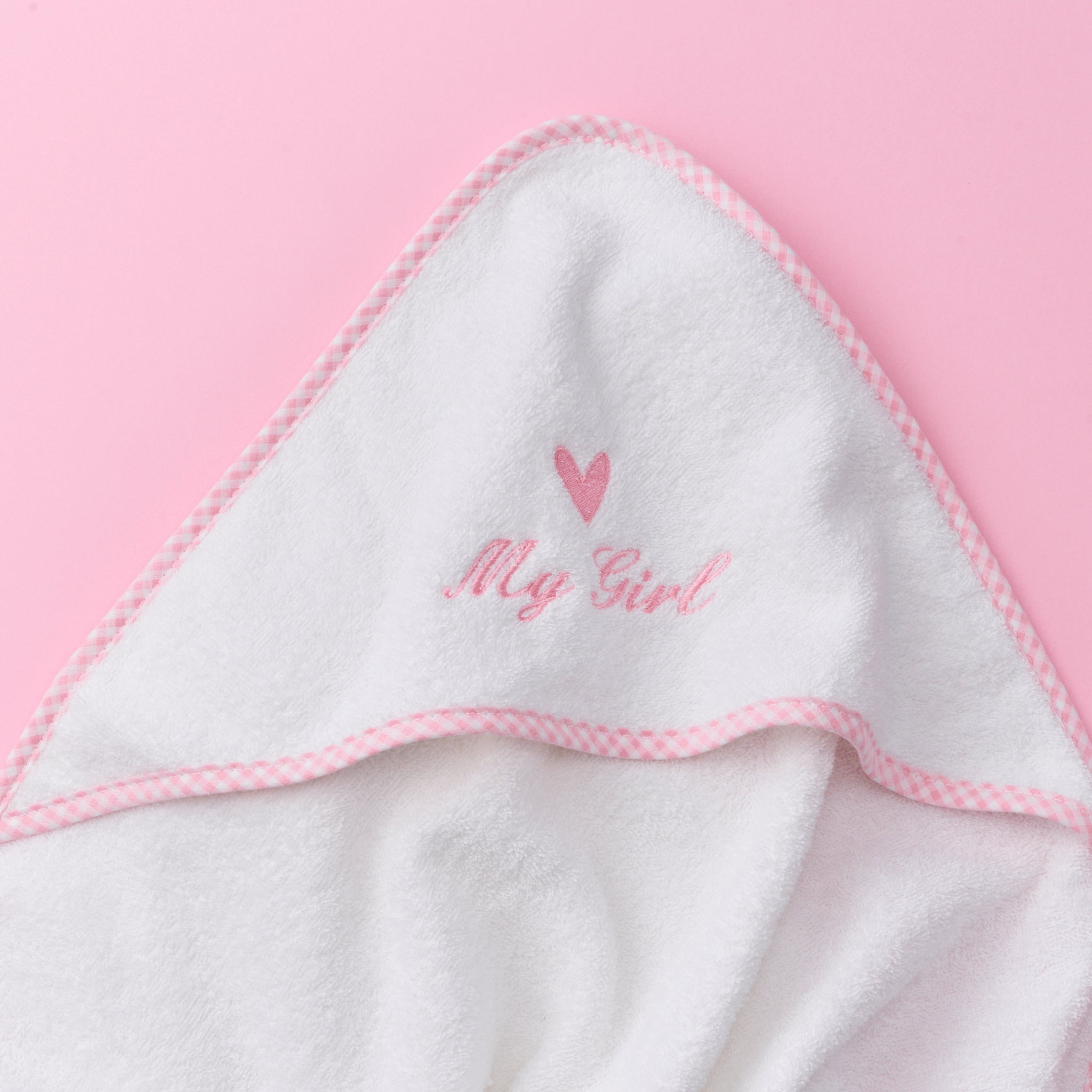 Bademantel & Kapuzenhandtuch Geschenkset – personalisiertes Babygeschenk zur Geburt oder Taufe