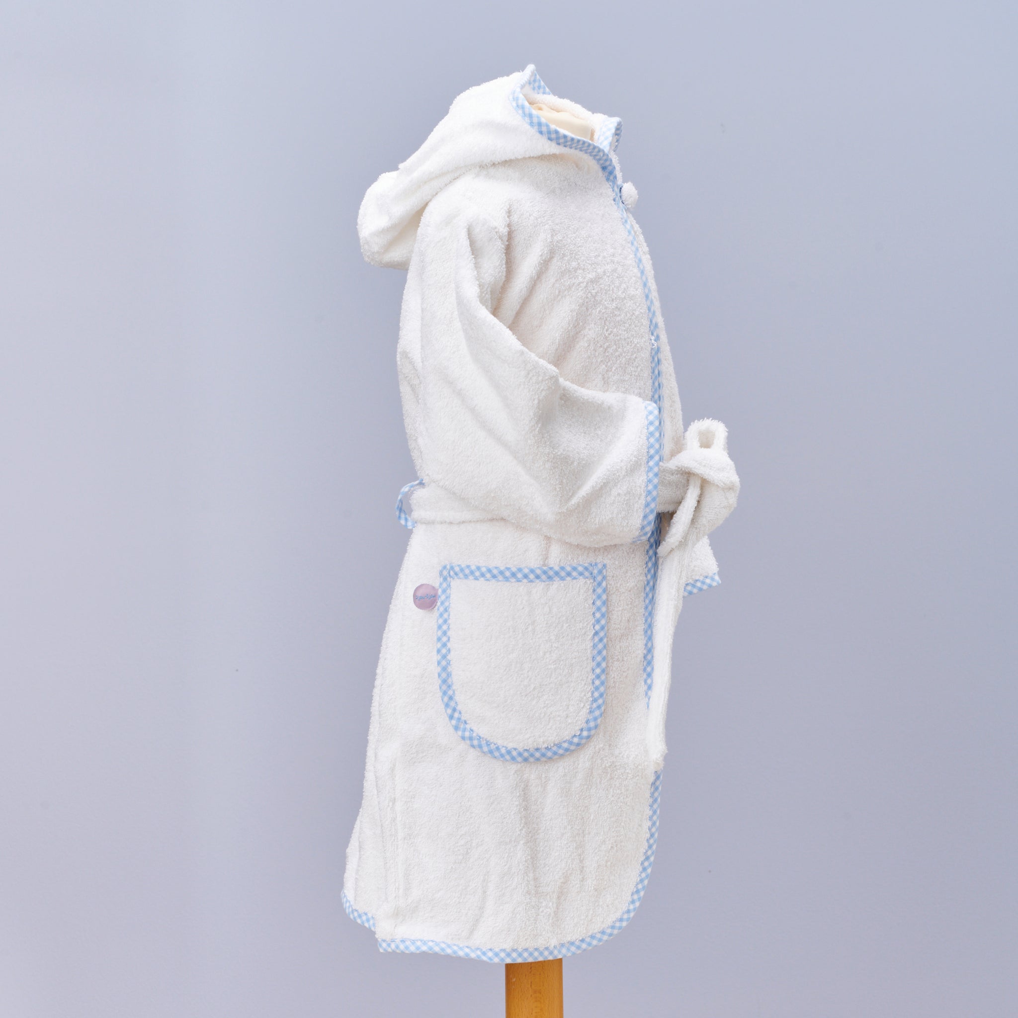 Bademantel & Kapuzenhandtuch Geschenkset – personalisiertes Babygeschenk zur Geburt oder Taufe