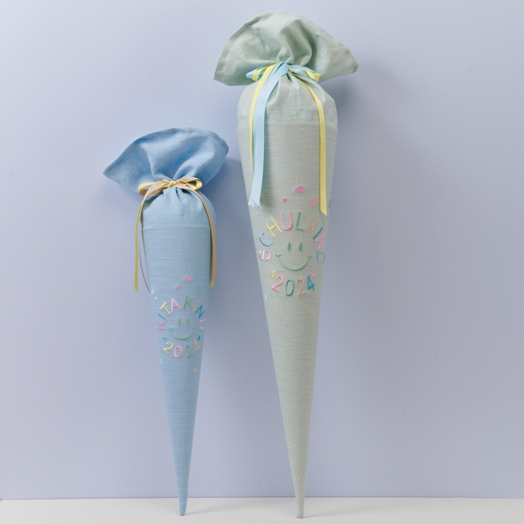 Schultüte Konfetti aus Leinen