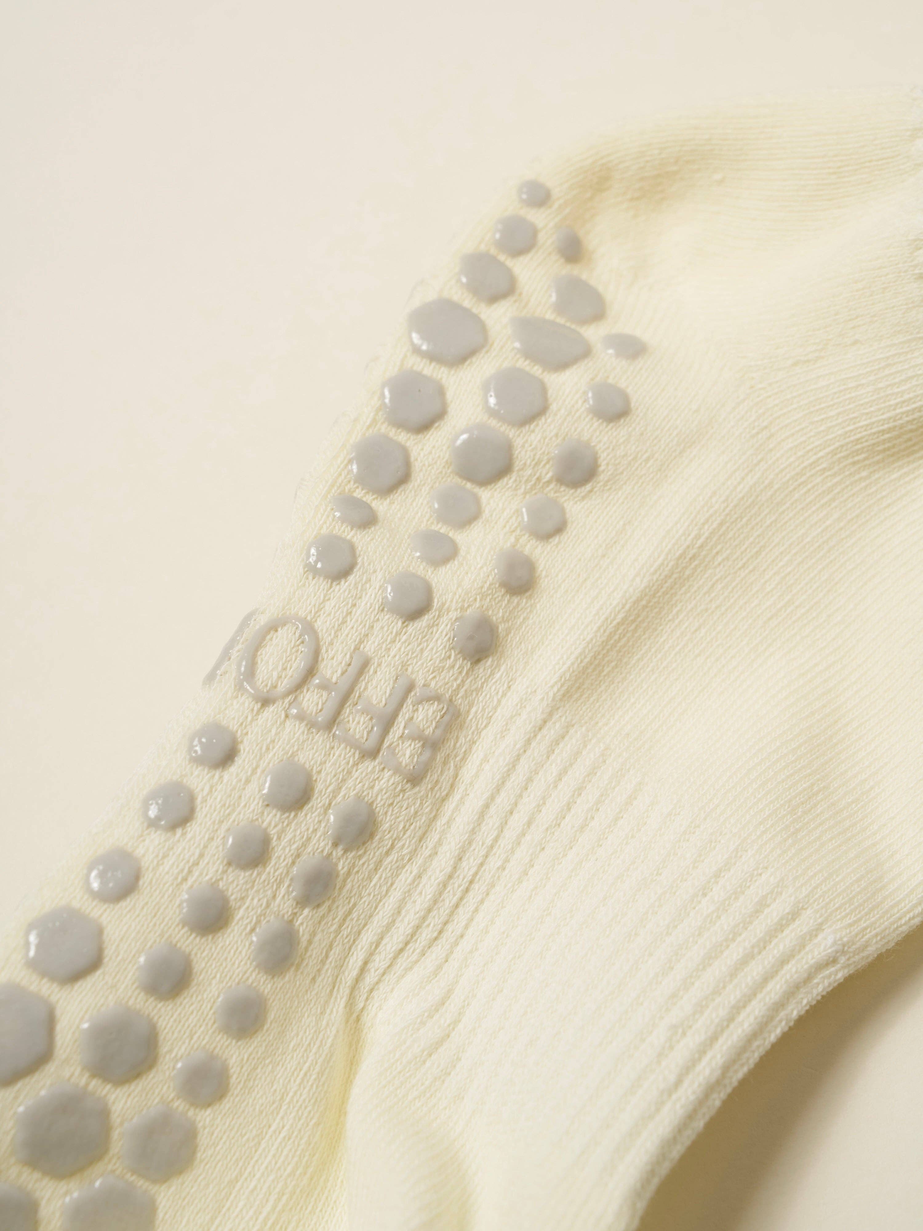 🌼 Gekürzte Crew Grip Socke - Mini-Blume