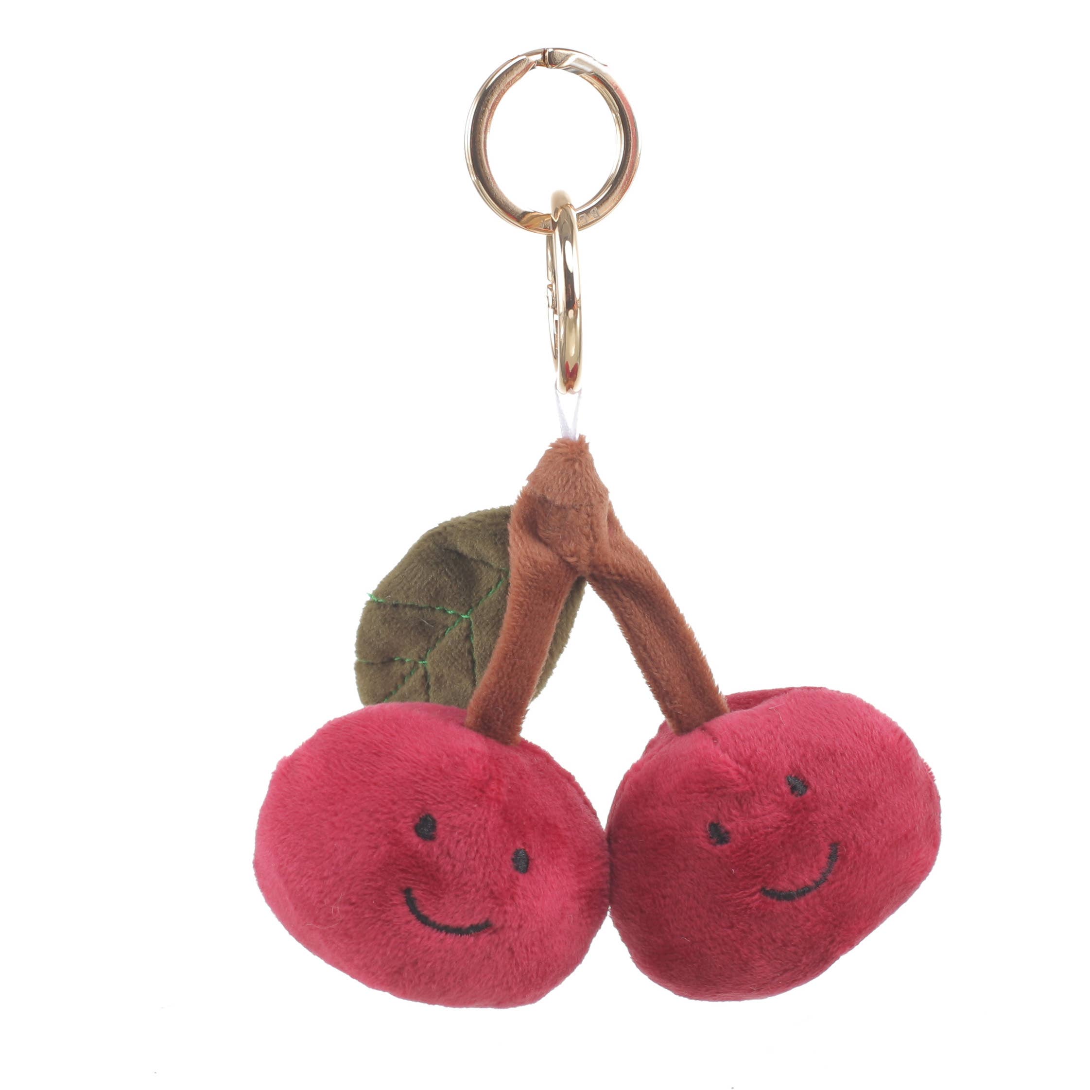 PLÜSCH-KIRSCHEN-TASCHENANHÄNGER