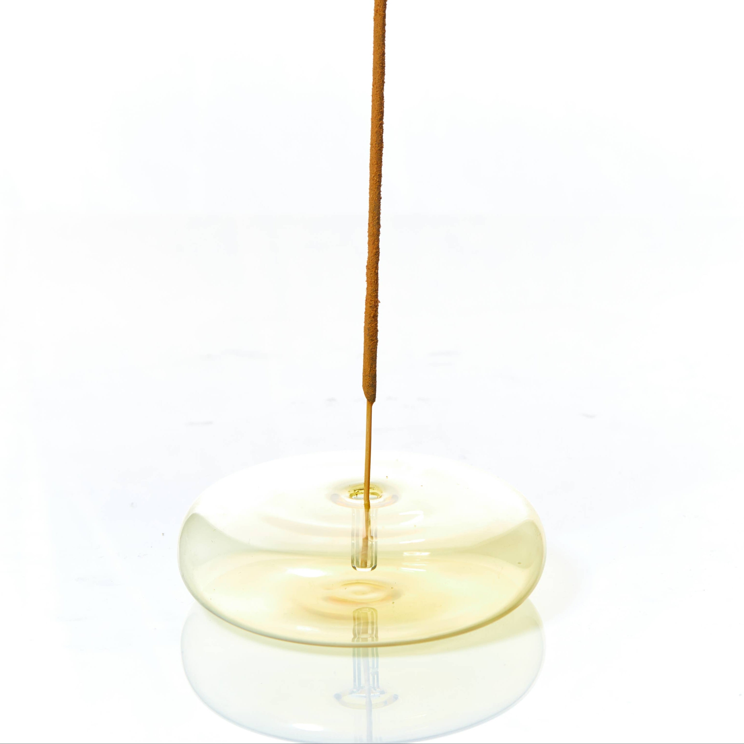 Räucherstäbchenhalter aus Glas