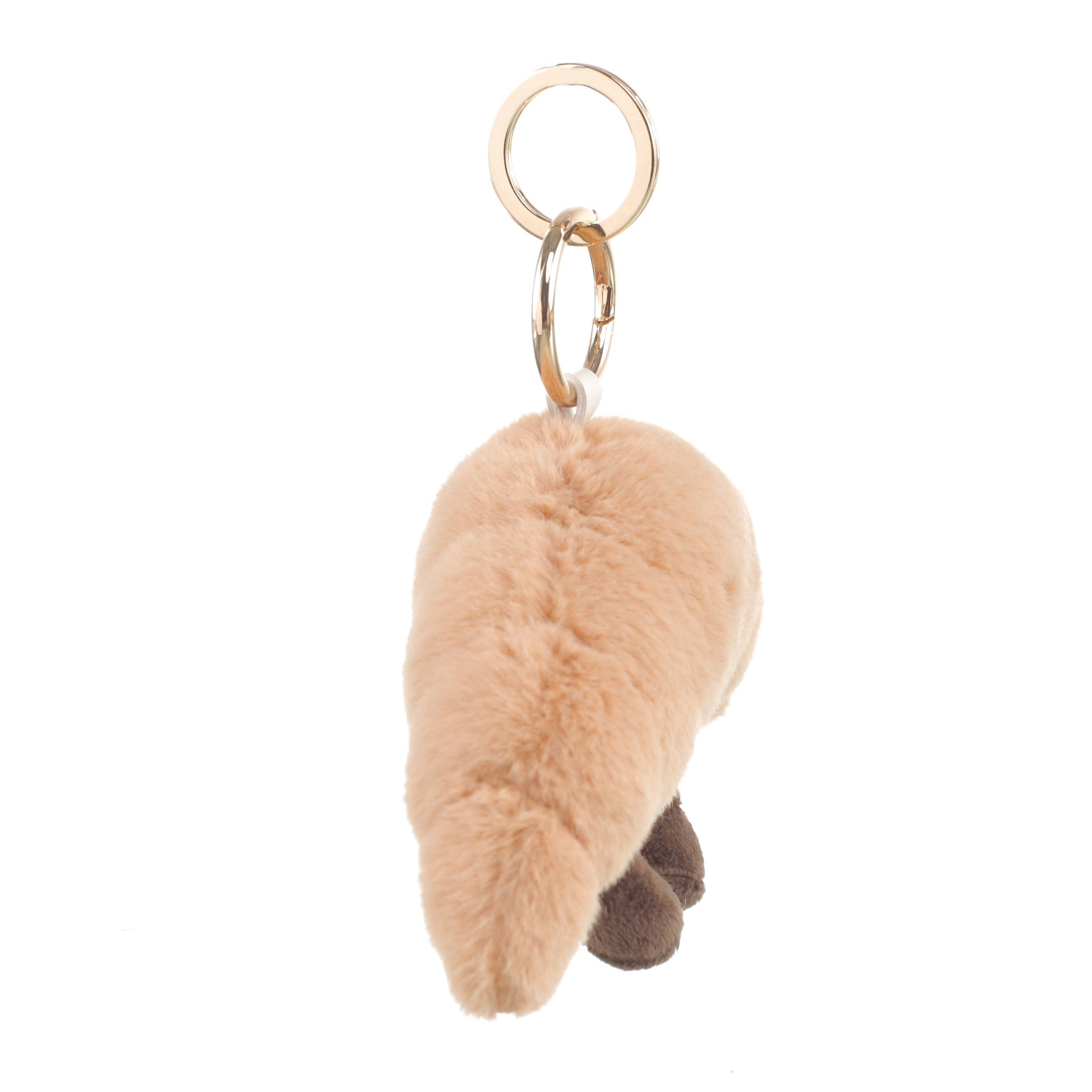 Plüsch Croissant Taschenanhänger