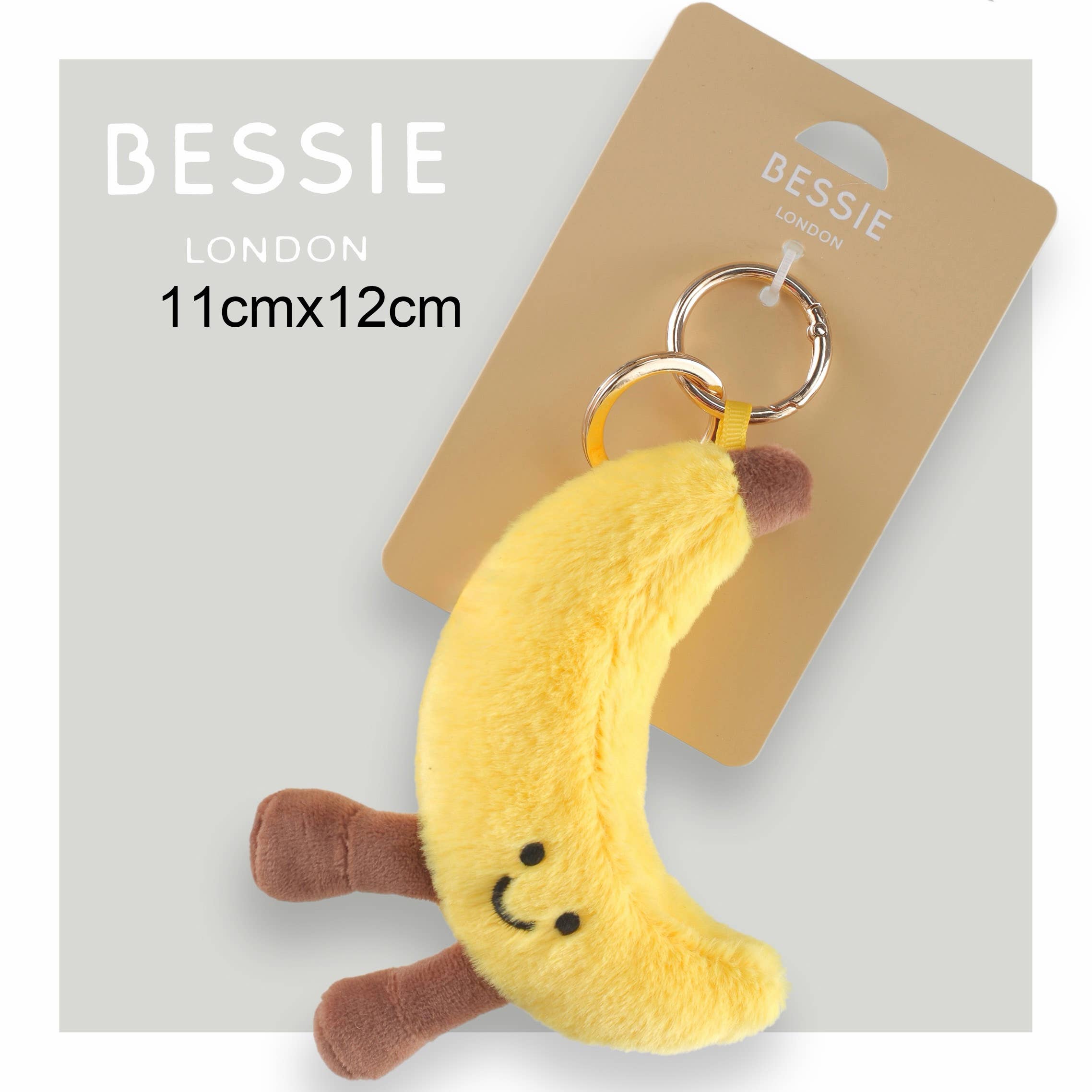 PLÜSCH-BANANEN-TASCHENANHÄNGER