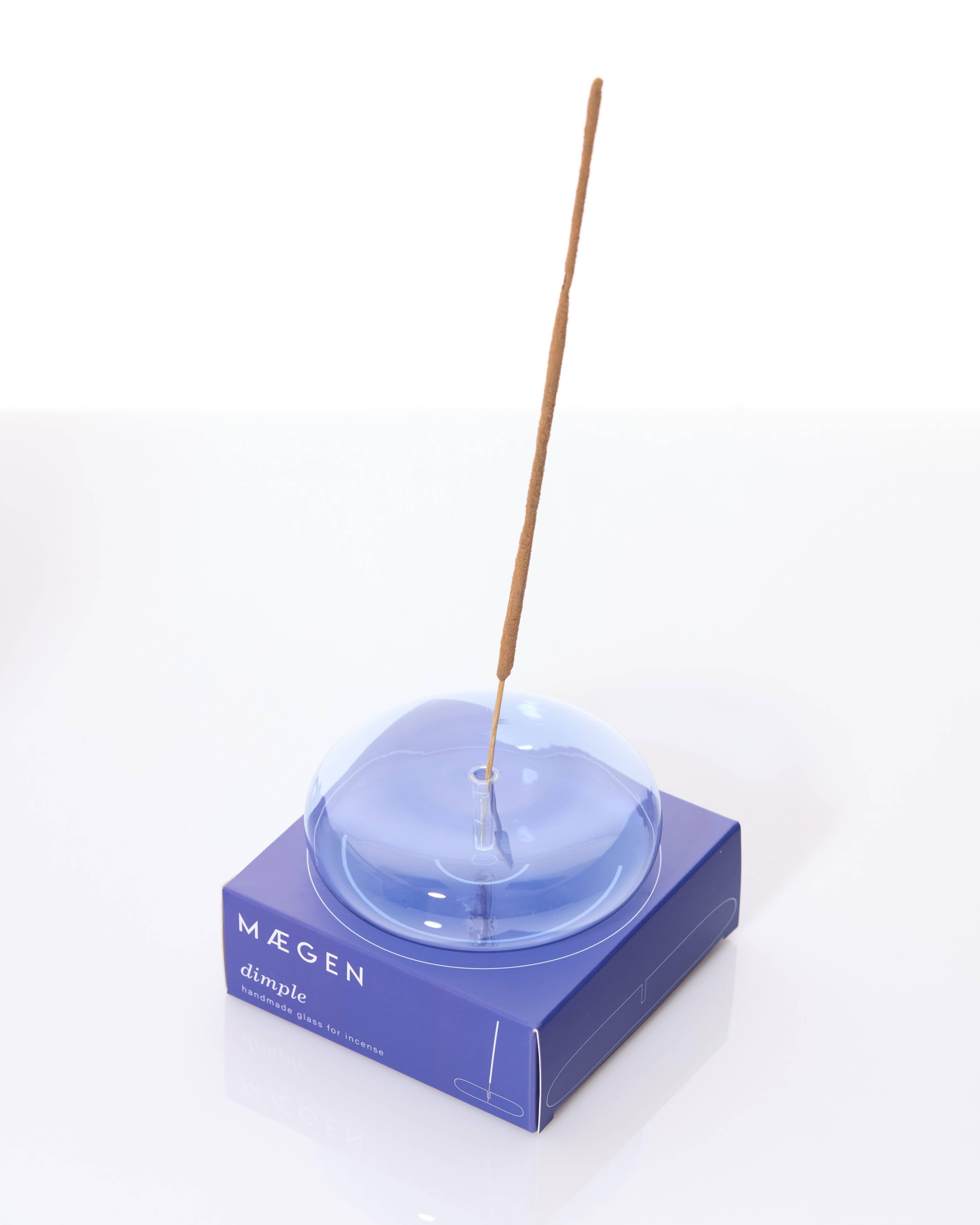 Räucherstäbchenhalter aus Glas